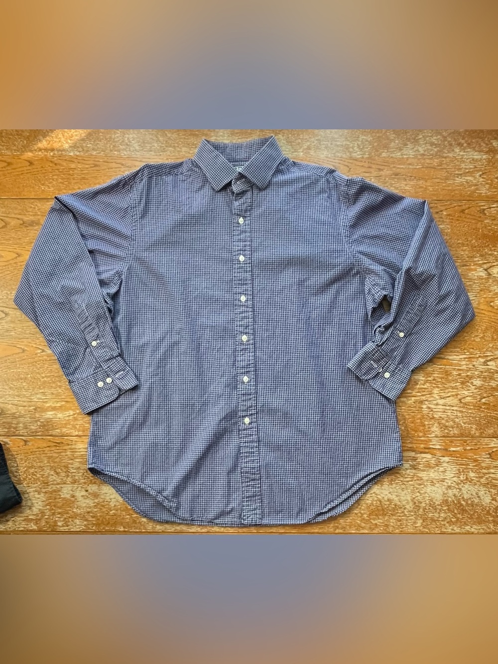 Vintage Polo Ralph Lauren Regent Classic Fit Gingham Check Shirt. 17 34/35-XL